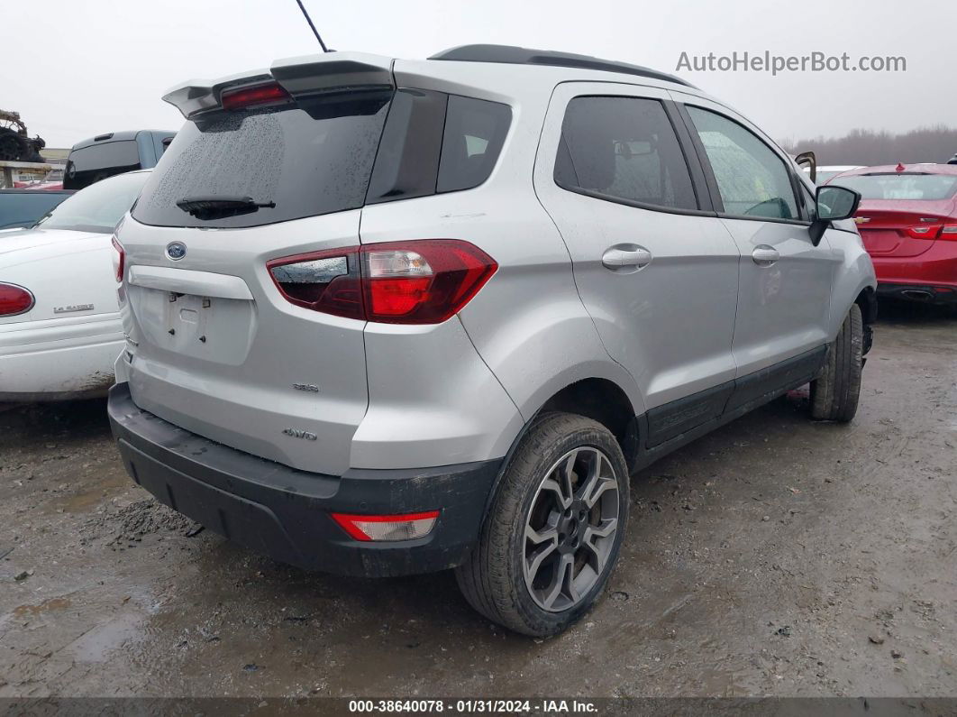 2019 Ford Ecosport Ses Серебряный vin: MAJ6S3JL7KC295524