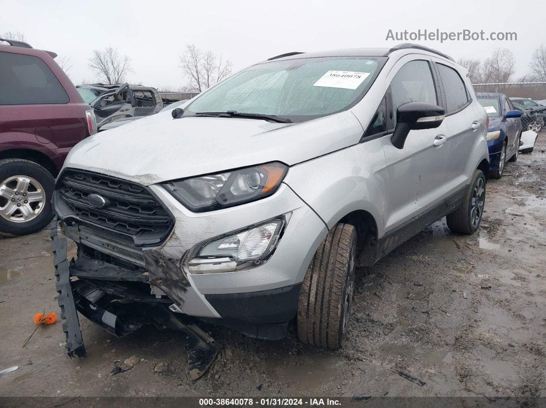 2019 Ford Ecosport Ses Серебряный vin: MAJ6S3JL7KC295524