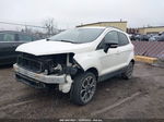 2019 Ford Ecosport Ses White vin: MAJ6S3JL7KC296477