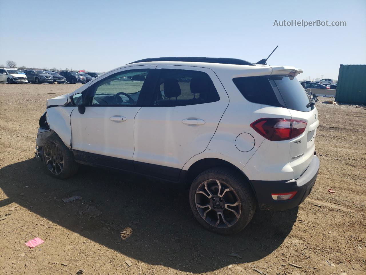 2020 Ford Ecosport Ses White vin: MAJ6S3JL7LC352872