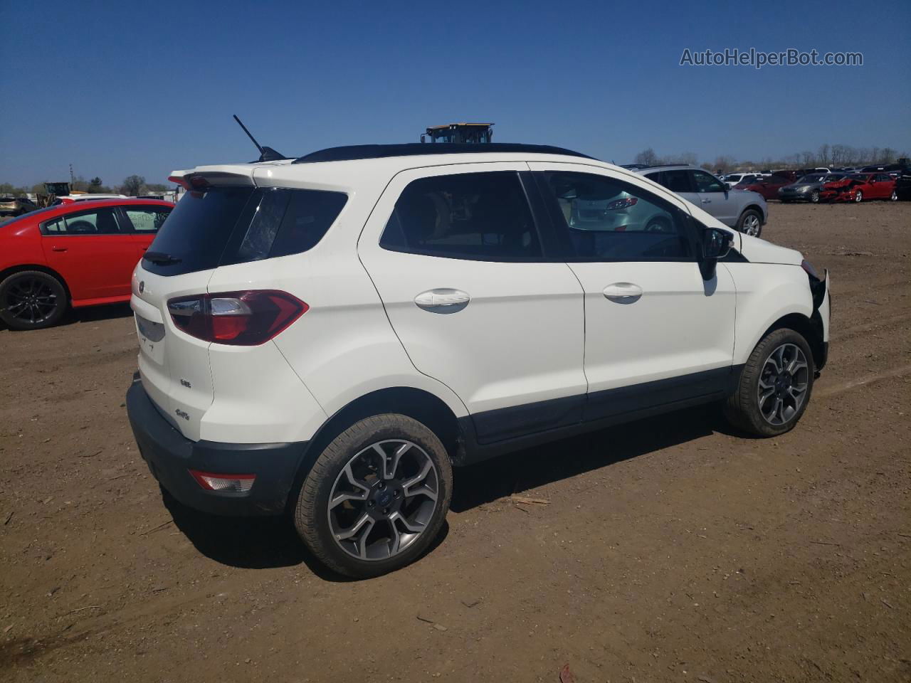 2020 Ford Ecosport Ses White vin: MAJ6S3JL7LC352872