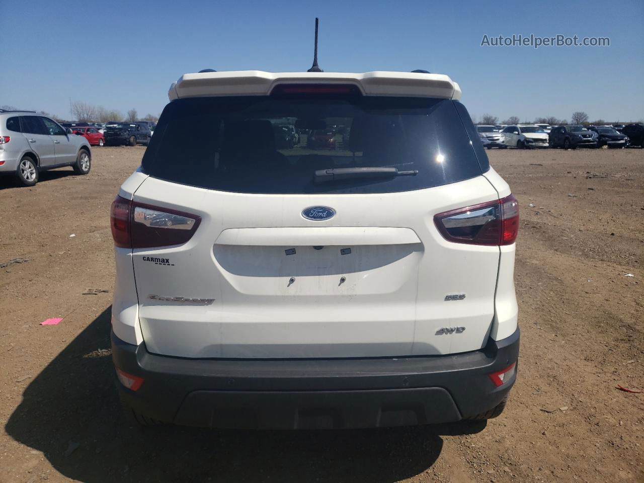 2020 Ford Ecosport Ses White vin: MAJ6S3JL7LC352872