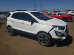 2020 Ford Ecosport Ses White vin: MAJ6S3JL7LC352872