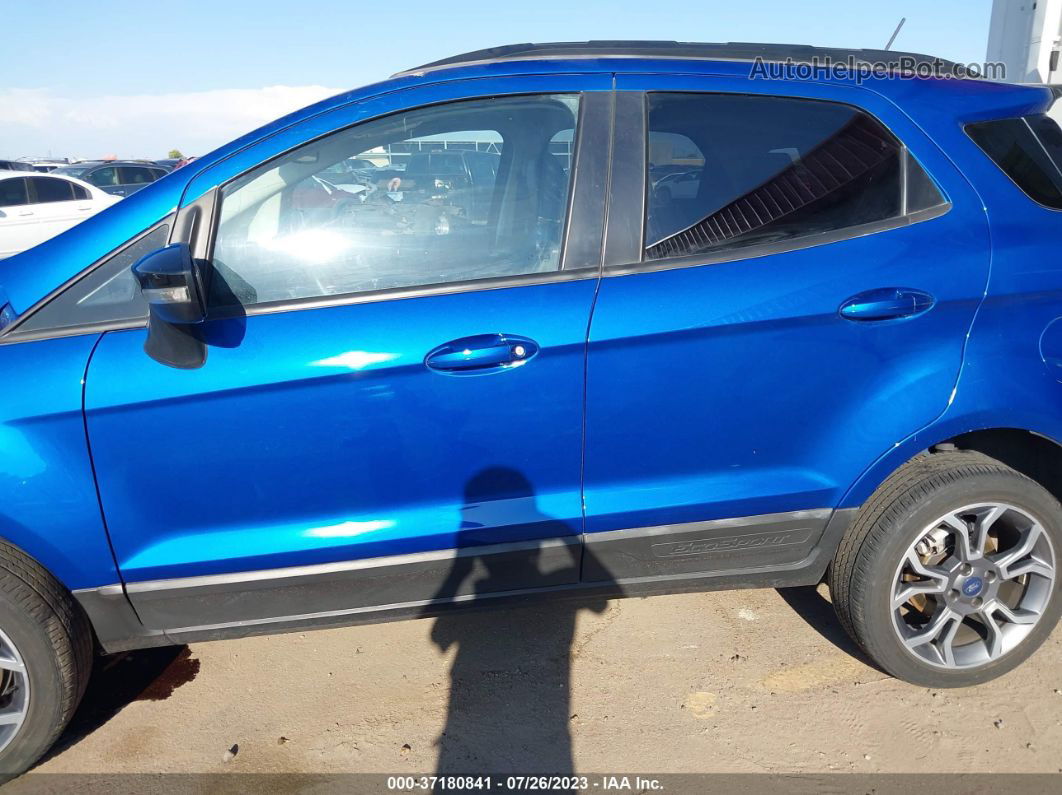 2020 Ford Ecosport Ses Blue vin: MAJ6S3JL7LC393292