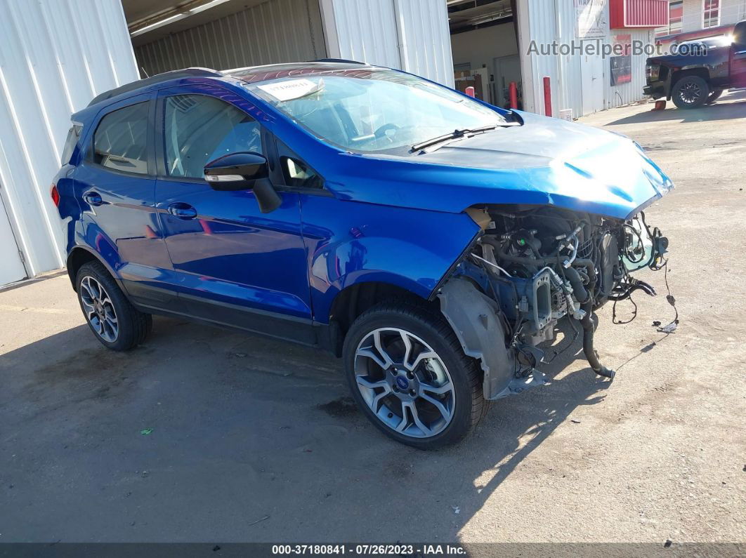 2020 Ford Ecosport Ses Blue vin: MAJ6S3JL7LC393292