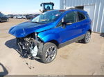 2020 Ford Ecosport Ses Blue vin: MAJ6S3JL7LC393292