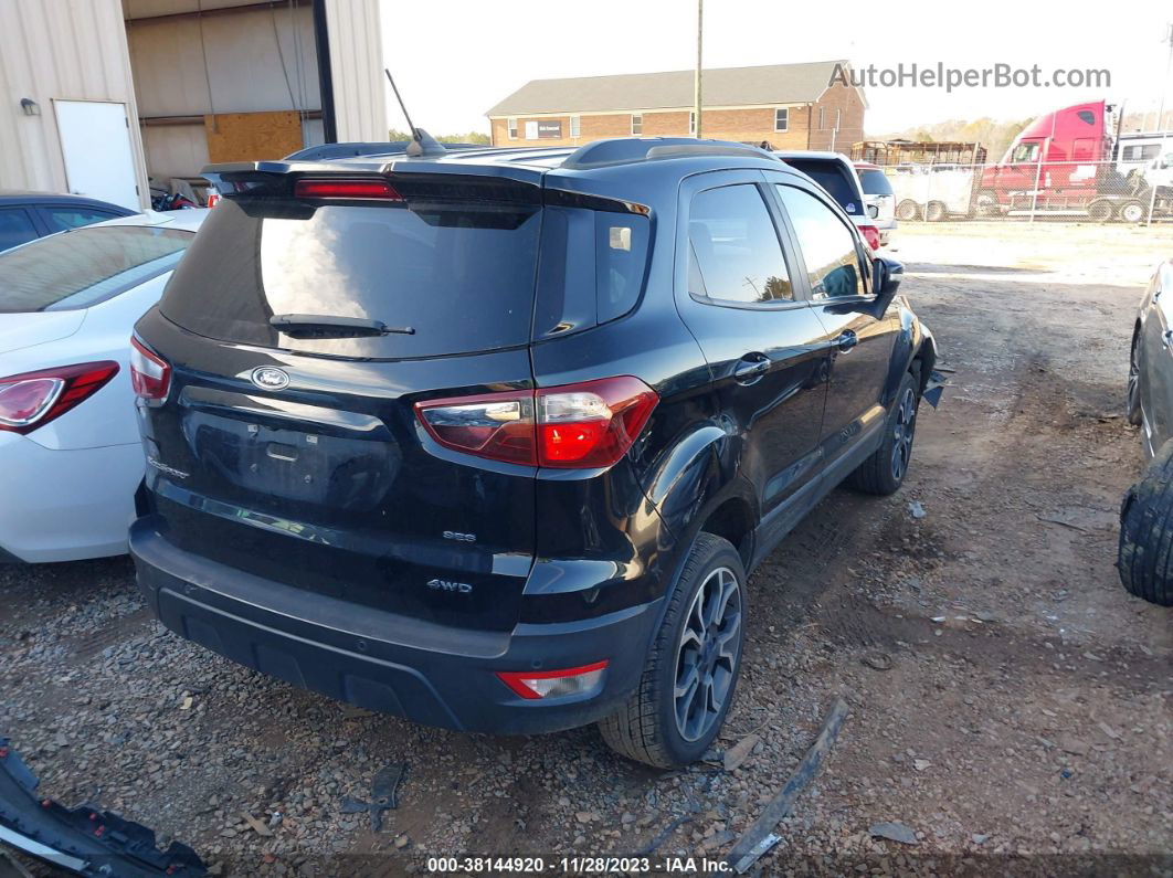 2019 Ford Ecosport Ses Black vin: MAJ6S3JL8KC254335