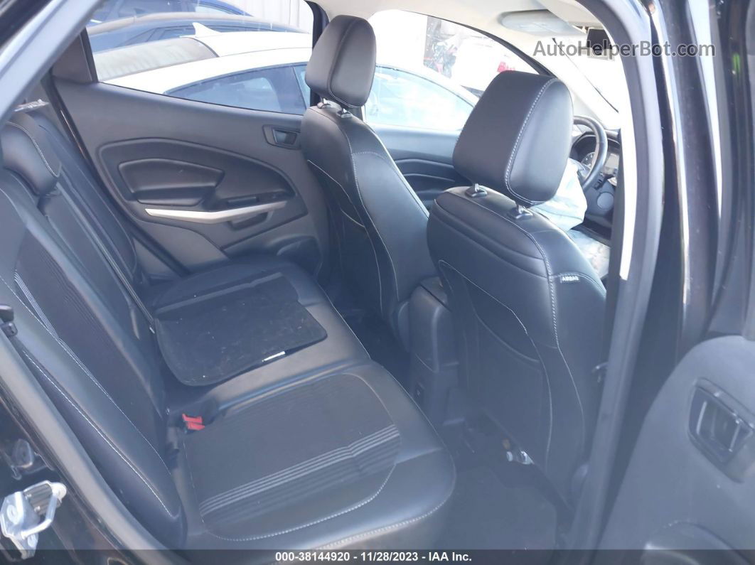 2019 Ford Ecosport Ses Черный vin: MAJ6S3JL8KC254335