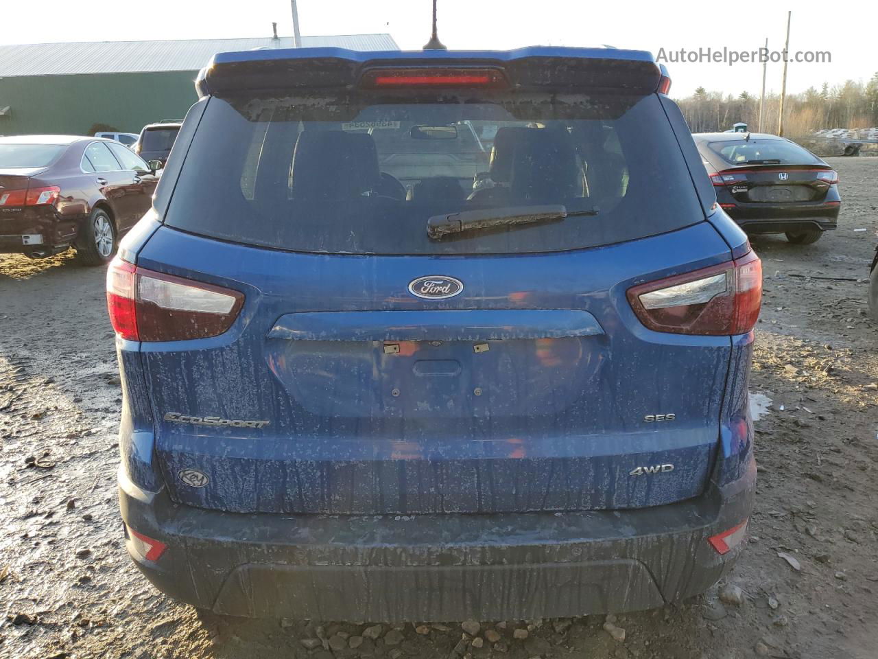 2020 Ford Ecosport Ses Blue vin: MAJ6S3JL8LC312333