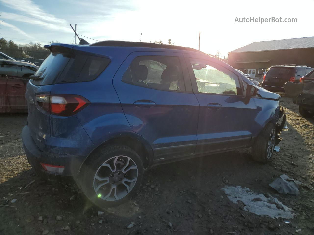 2020 Ford Ecosport Ses Blue vin: MAJ6S3JL8LC312333