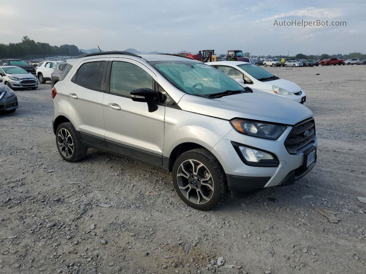 2019 Ford Ecosport Ses Silver vin: MAJ6S3JL9KC296447