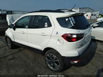 2019 Ford Ecosport Ses White vin: MAJ6S3JL9KC298618