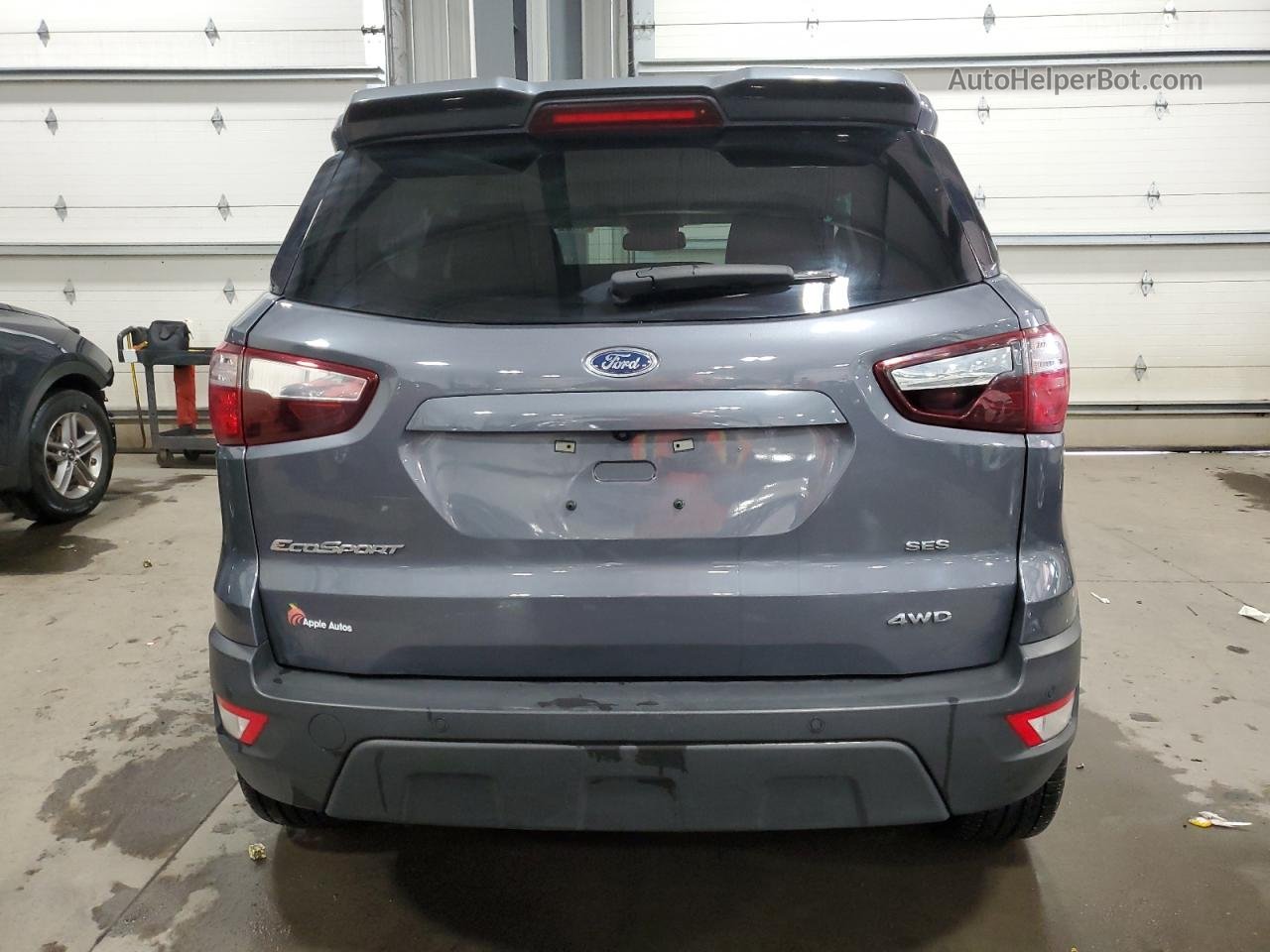 2019 Ford Ecosport Ses Серый vin: MAJ6S3JL9KC301503