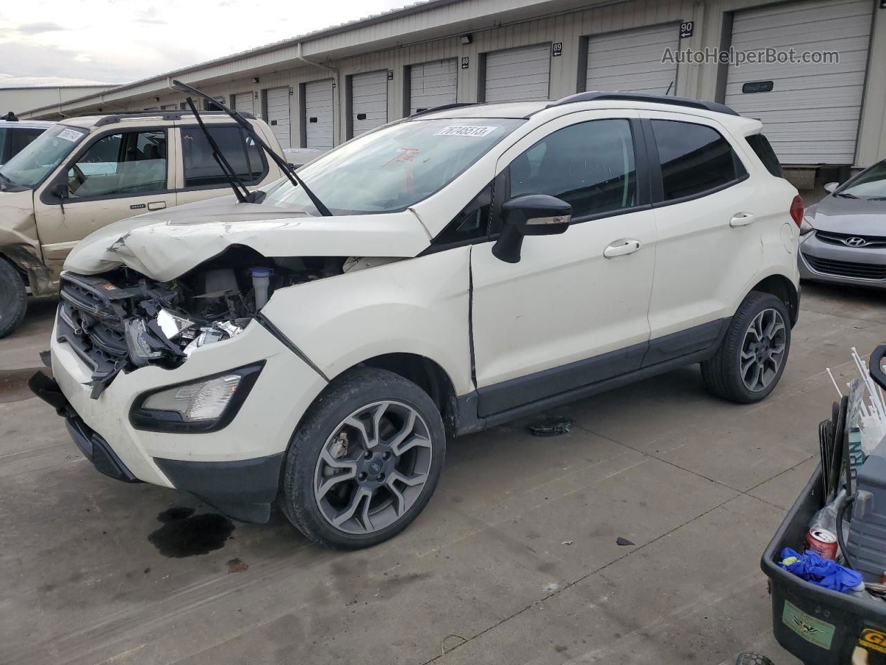 2020 Ford Ecosport Ses White vin: MAJ6S3JL9LC326693