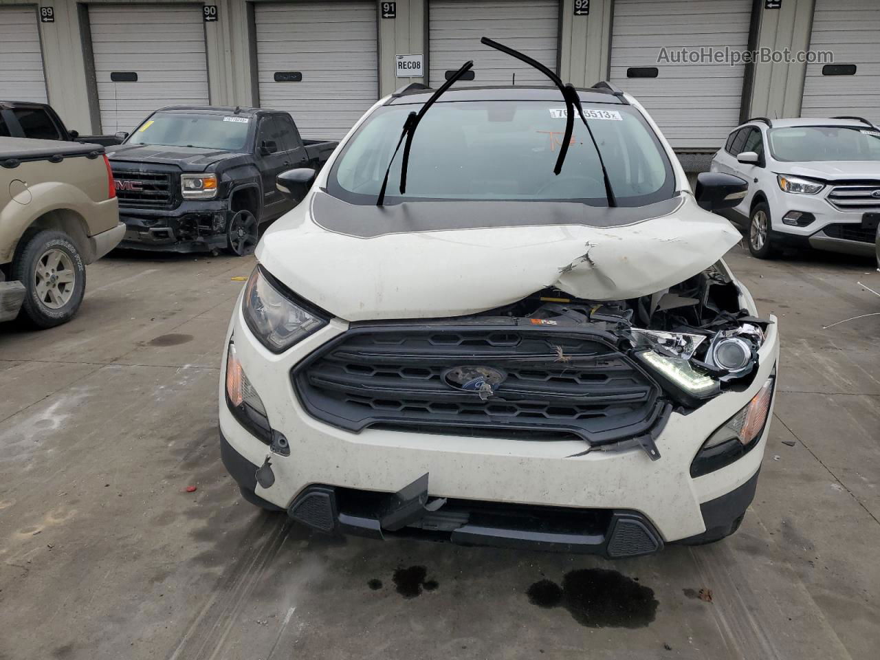 2020 Ford Ecosport Ses White vin: MAJ6S3JL9LC326693