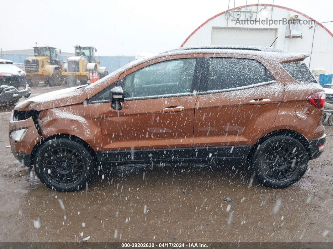 2019 Ford Ecosport Ses Brown vin: MAJ6S3JLXKC274800