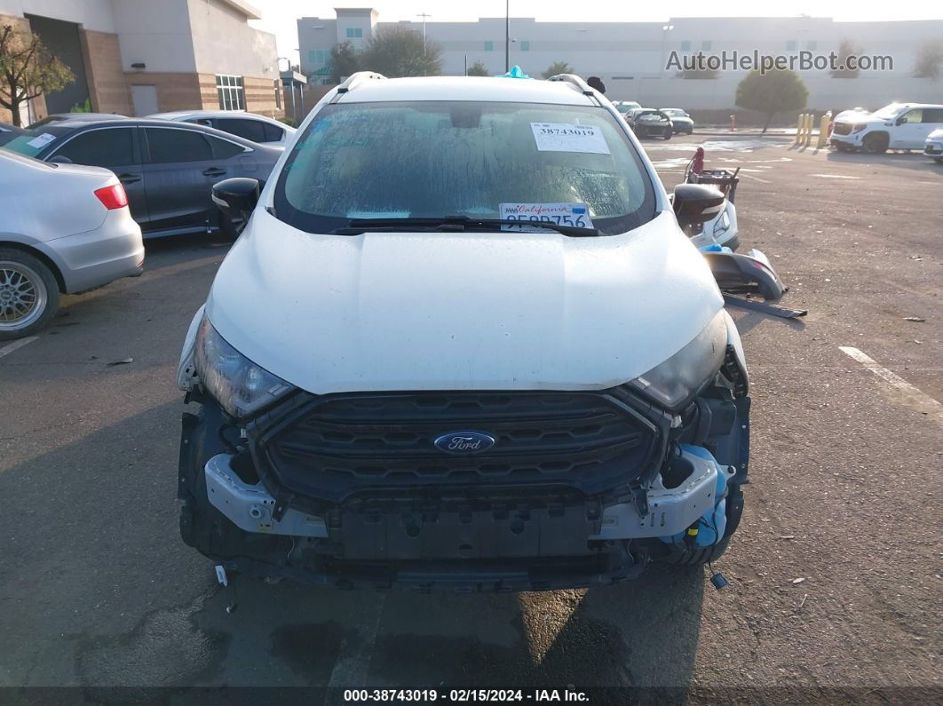 2020 Ford Ecosport Ses Белый vin: MAJ6S3JLXLC349416