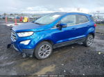 2019 Ford Ecosport Titanium Синий vin: MAJ6S3KL0KC257888