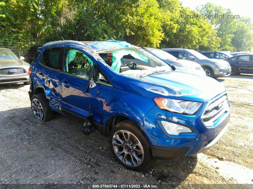 2020 Ford Ecosport Titanium Blue vin: MAJ6S3KL0LC343915