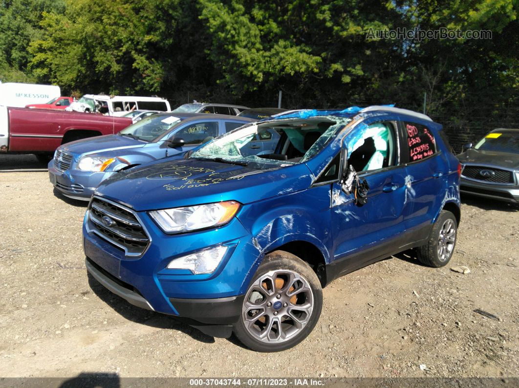 2020 Ford Ecosport Titanium Blue vin: MAJ6S3KL0LC343915