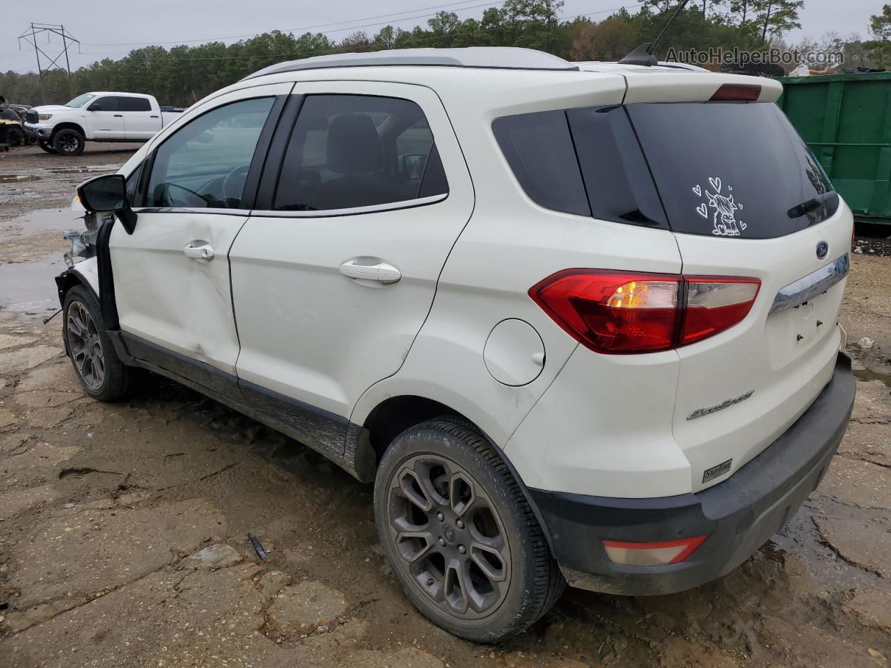 2020 Ford Ecosport Titanium Белый vin: MAJ6S3KL0LC354056