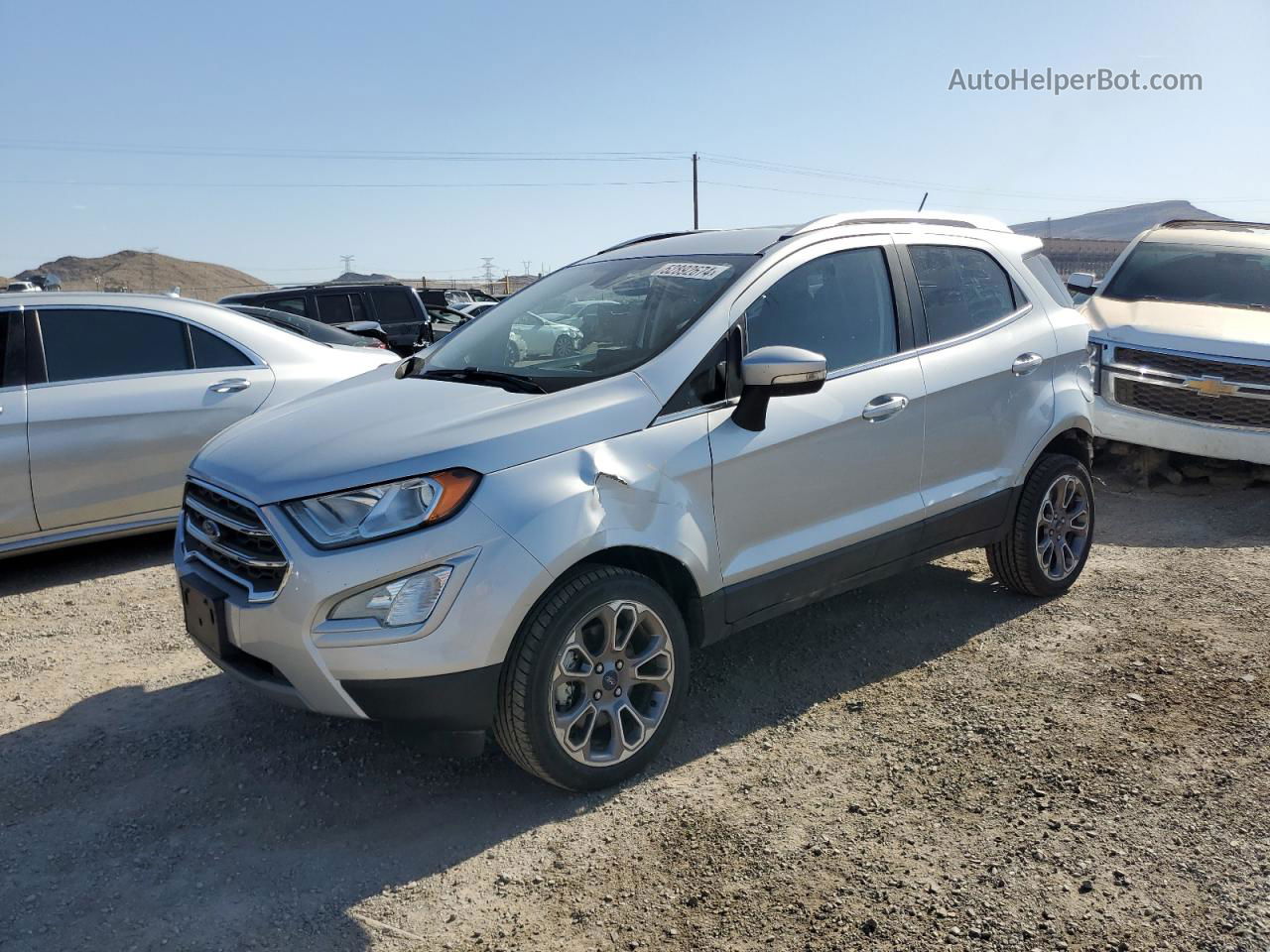 2020 Ford Ecosport Titanium Silver vin: MAJ6S3KL0LC358494