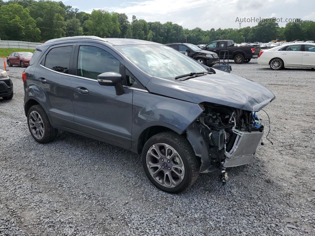 2020 Ford Ecosport Titanium Gray vin: MAJ6S3KL0LC393469