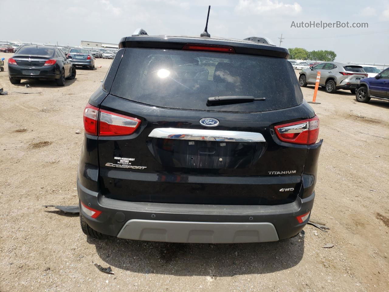 2019 Ford Ecosport Titanium Black vin: MAJ6S3KL1KC250982