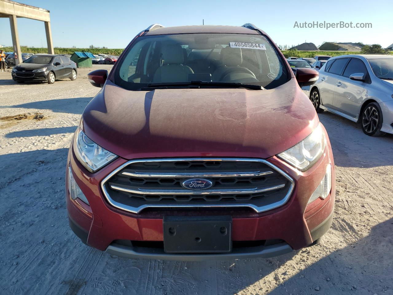 2020 Ford Ecosport Titanium Red vin: MAJ6S3KL1LC390046