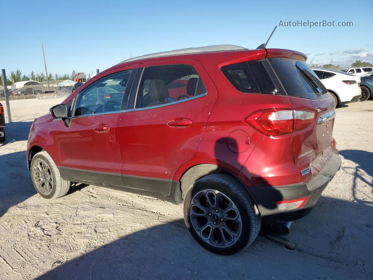 2020 Ford Ecosport Titanium Red vin: MAJ6S3KL1LC390046