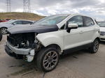 2019 Ford Ecosport Titanium Белый vin: MAJ6S3KL2KC250344