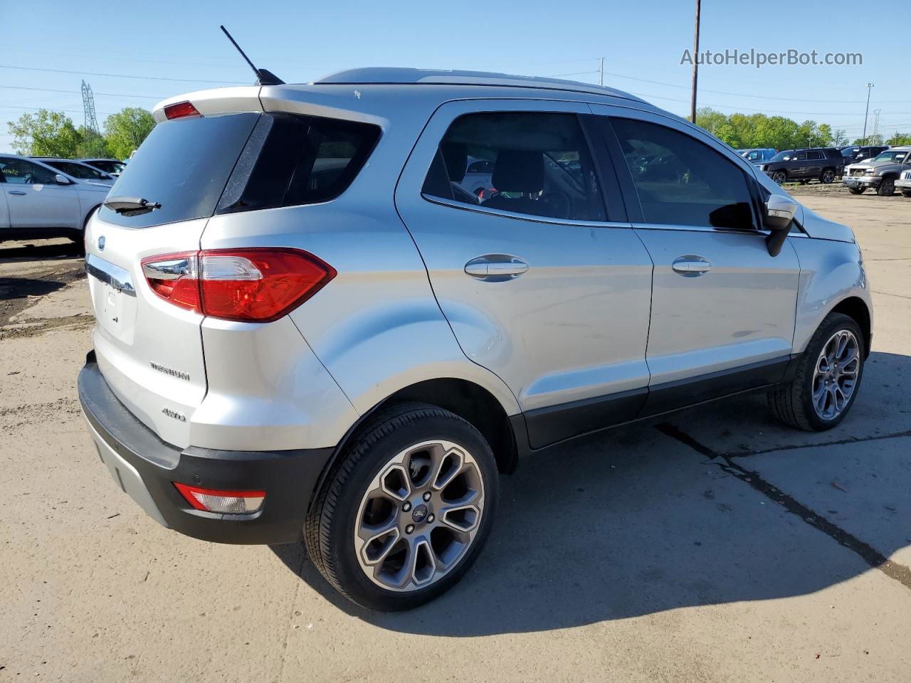 2019 Ford Ecosport Titanium Silver vin: MAJ6S3KL2KC273381