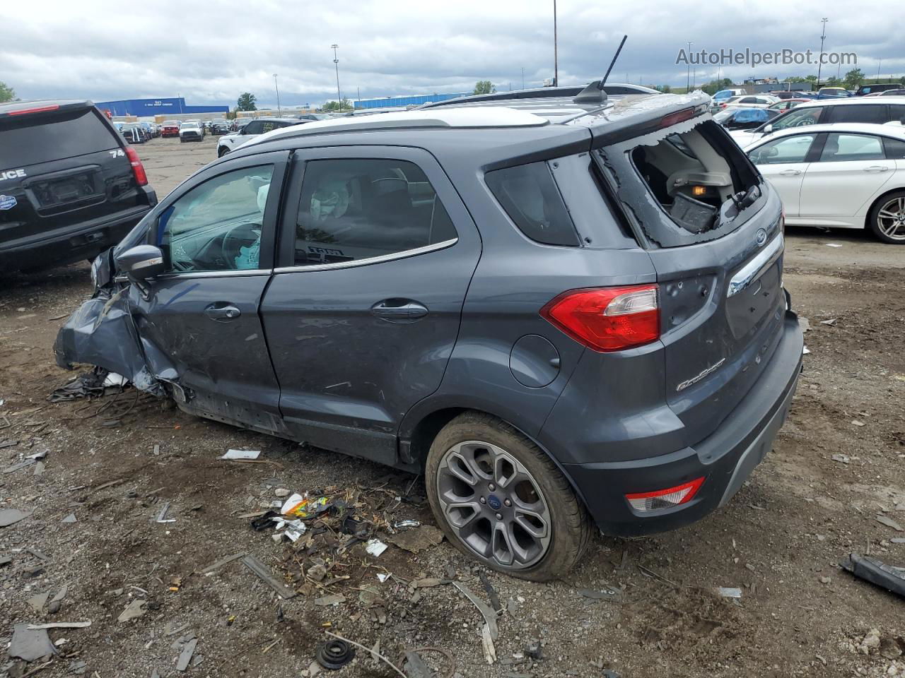 2020 Ford Ecosport Titanium Gray vin: MAJ6S3KL2LC364684