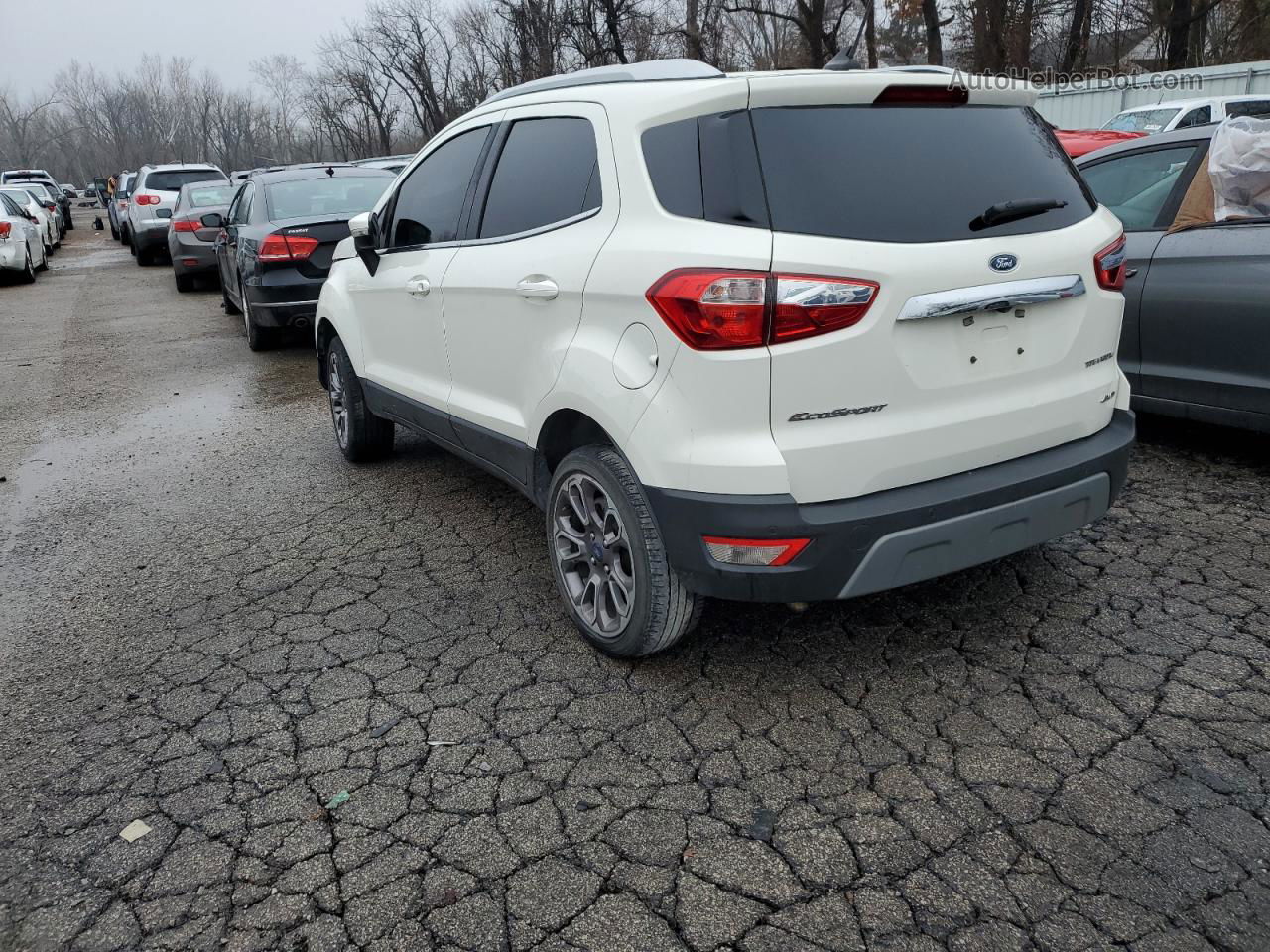 2020 Ford Ecosport Titanium Белый vin: MAJ6S3KL3LC354181