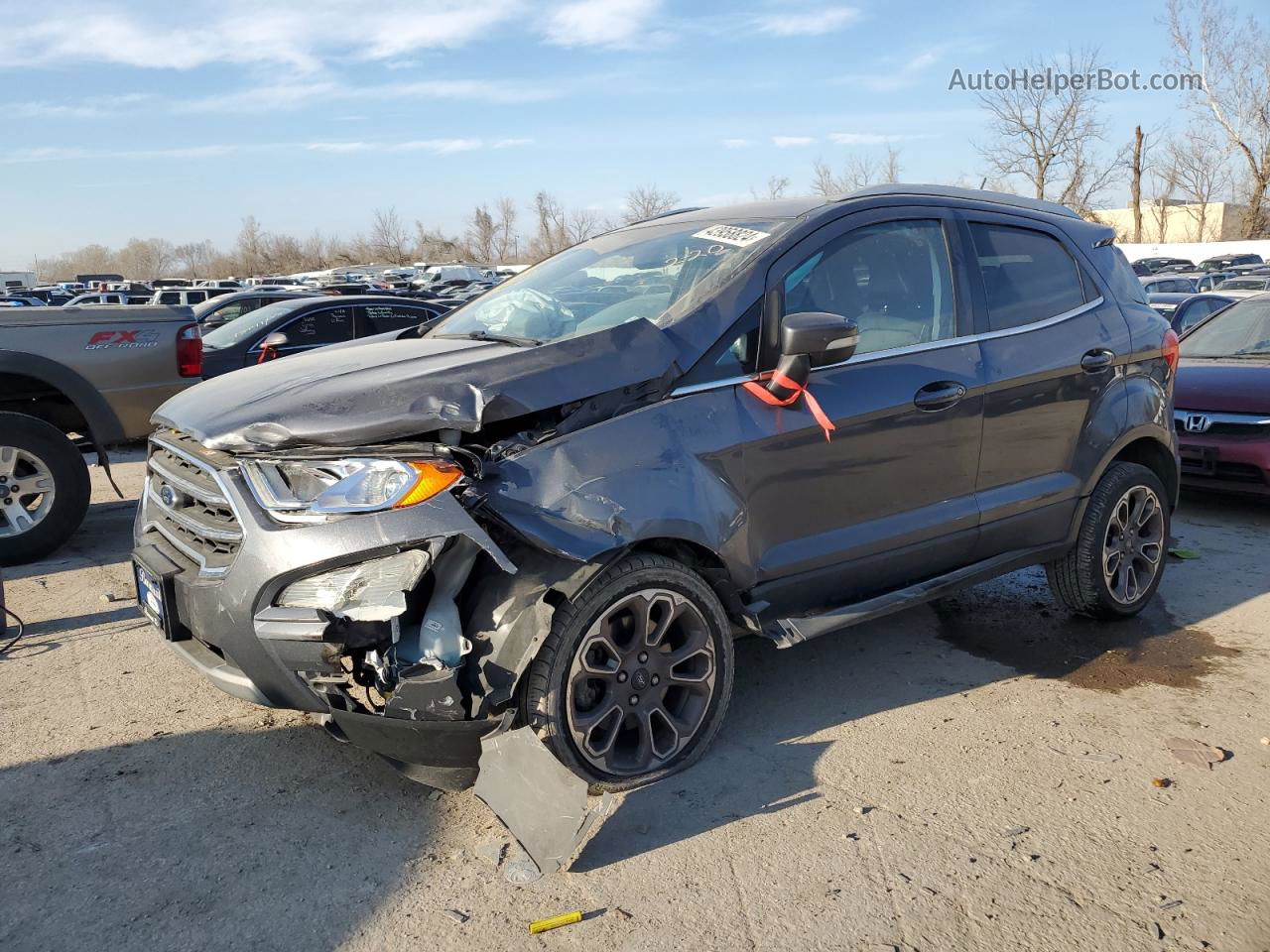 2020 Ford Ecosport Titanium Gray vin: MAJ6S3KL3LC365407