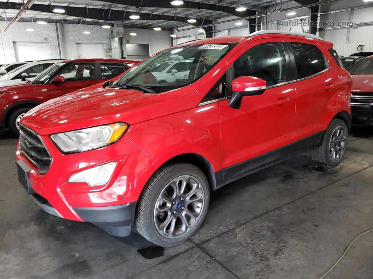 2020 Ford Ecosport Titanium Red vin: MAJ6S3KL4LC349099