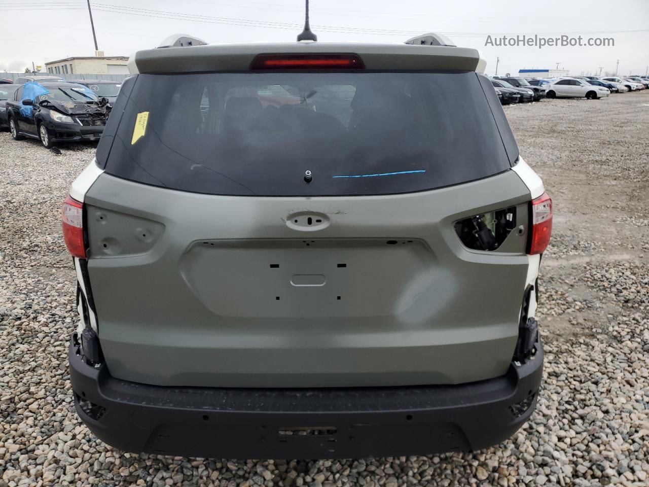 2020 Ford Ecosport Titanium Белый vin: MAJ6S3KL4LC362273