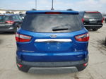 2019 Ford Ecosport Titanium Blue vin: MAJ6S3KL5KC260379