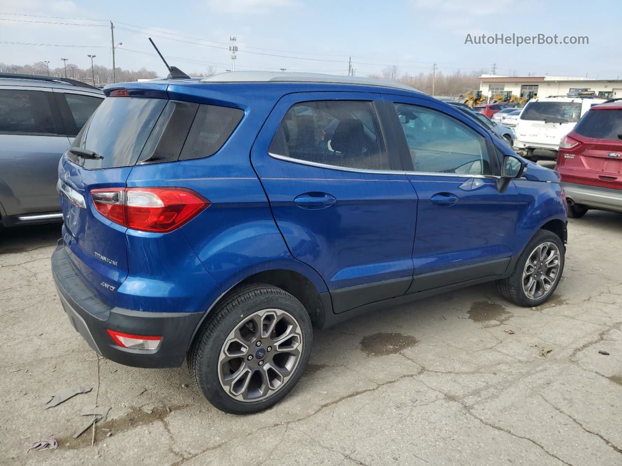 2019 Ford Ecosport Titanium Blue vin: MAJ6S3KL5KC260379