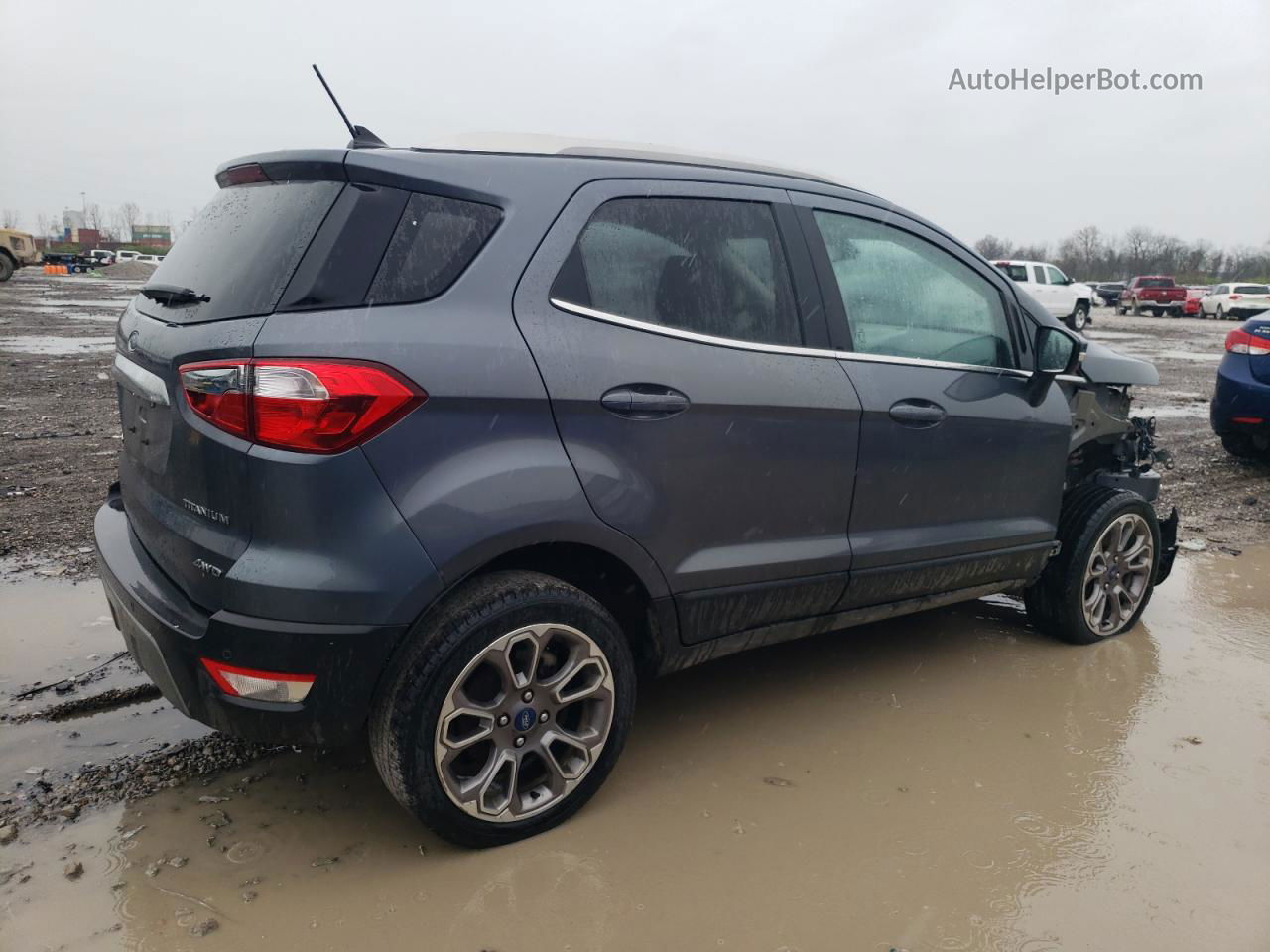 2019 Ford Ecosport Titanium Gray vin: MAJ6S3KL5KC306860