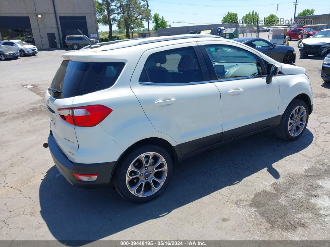 2020 Ford Ecosport Titanium White vin: MAJ6S3KL5LC330139