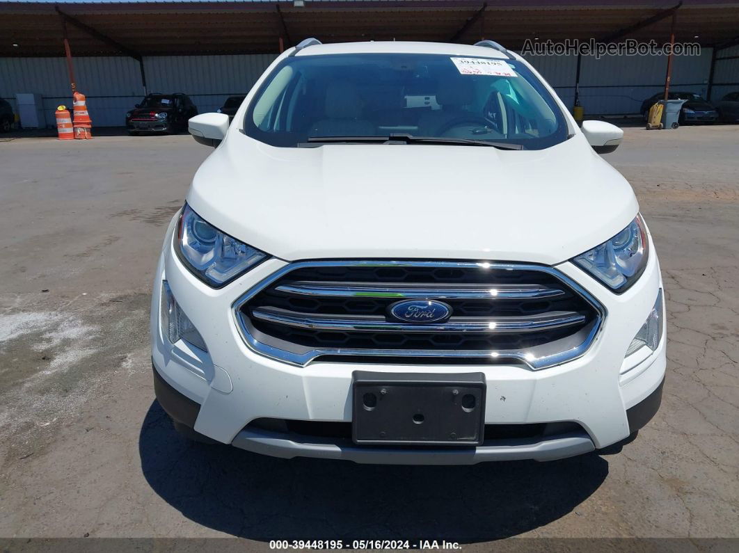 2020 Ford Ecosport Titanium White vin: MAJ6S3KL5LC330139