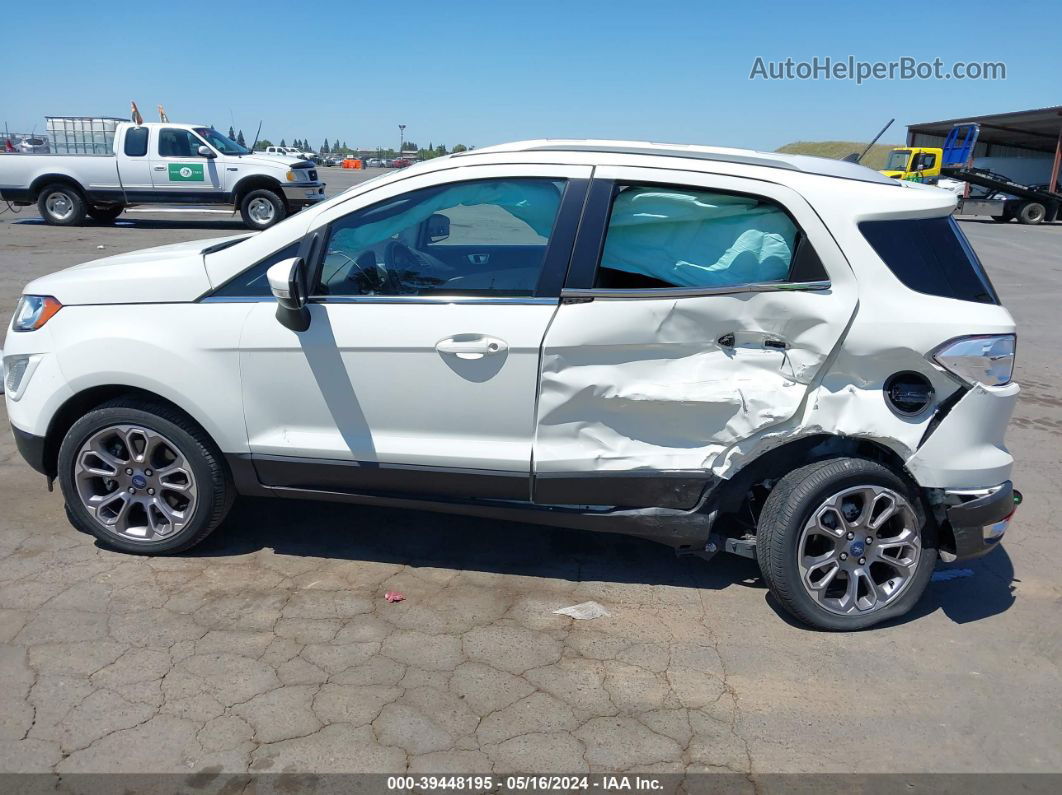 2020 Ford Ecosport Titanium White vin: MAJ6S3KL5LC330139