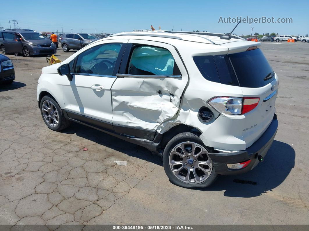 2020 Ford Ecosport Titanium White vin: MAJ6S3KL5LC330139