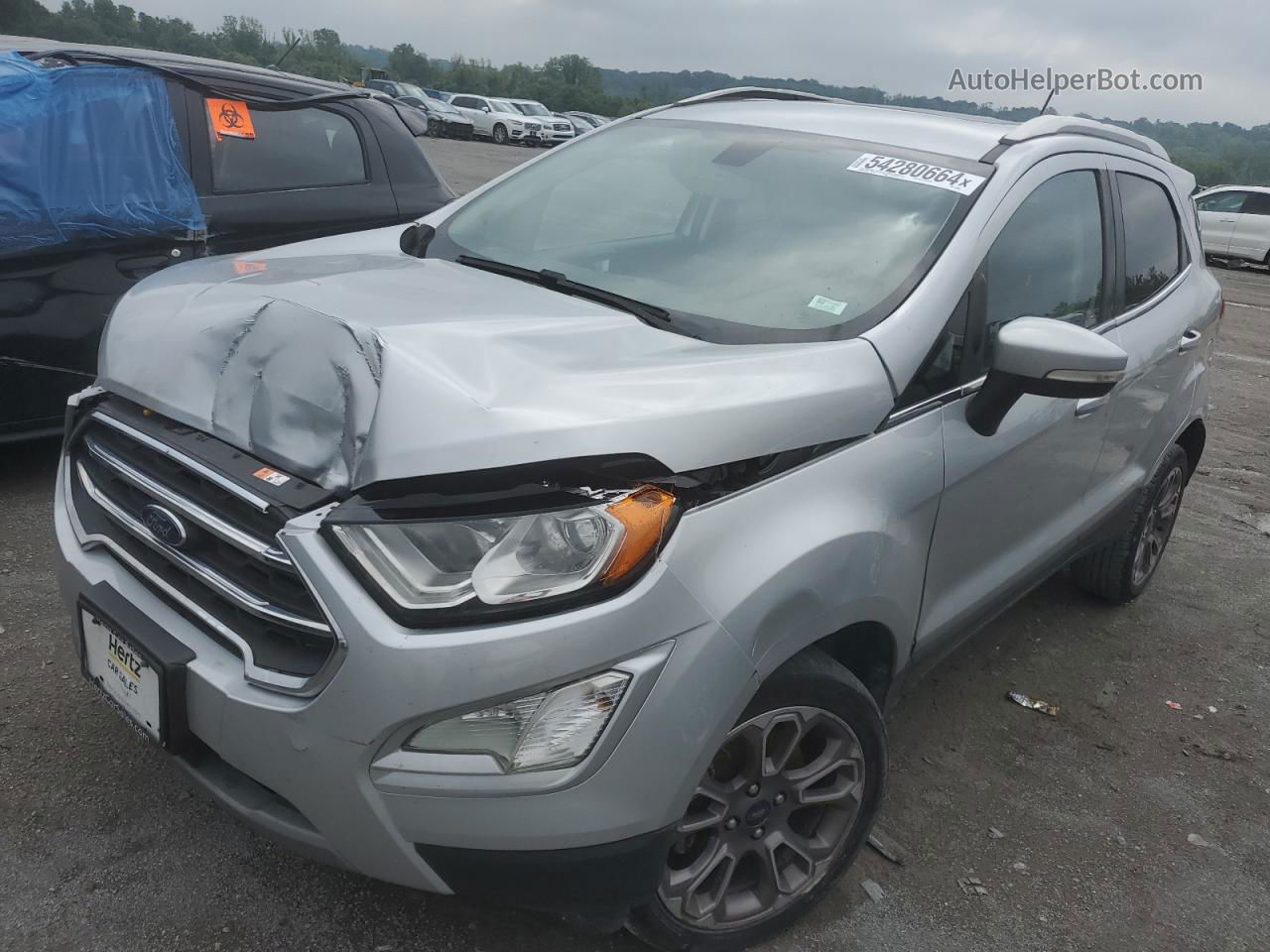 2020 Ford Ecosport Titanium Silver vin: MAJ6S3KL5LC334062