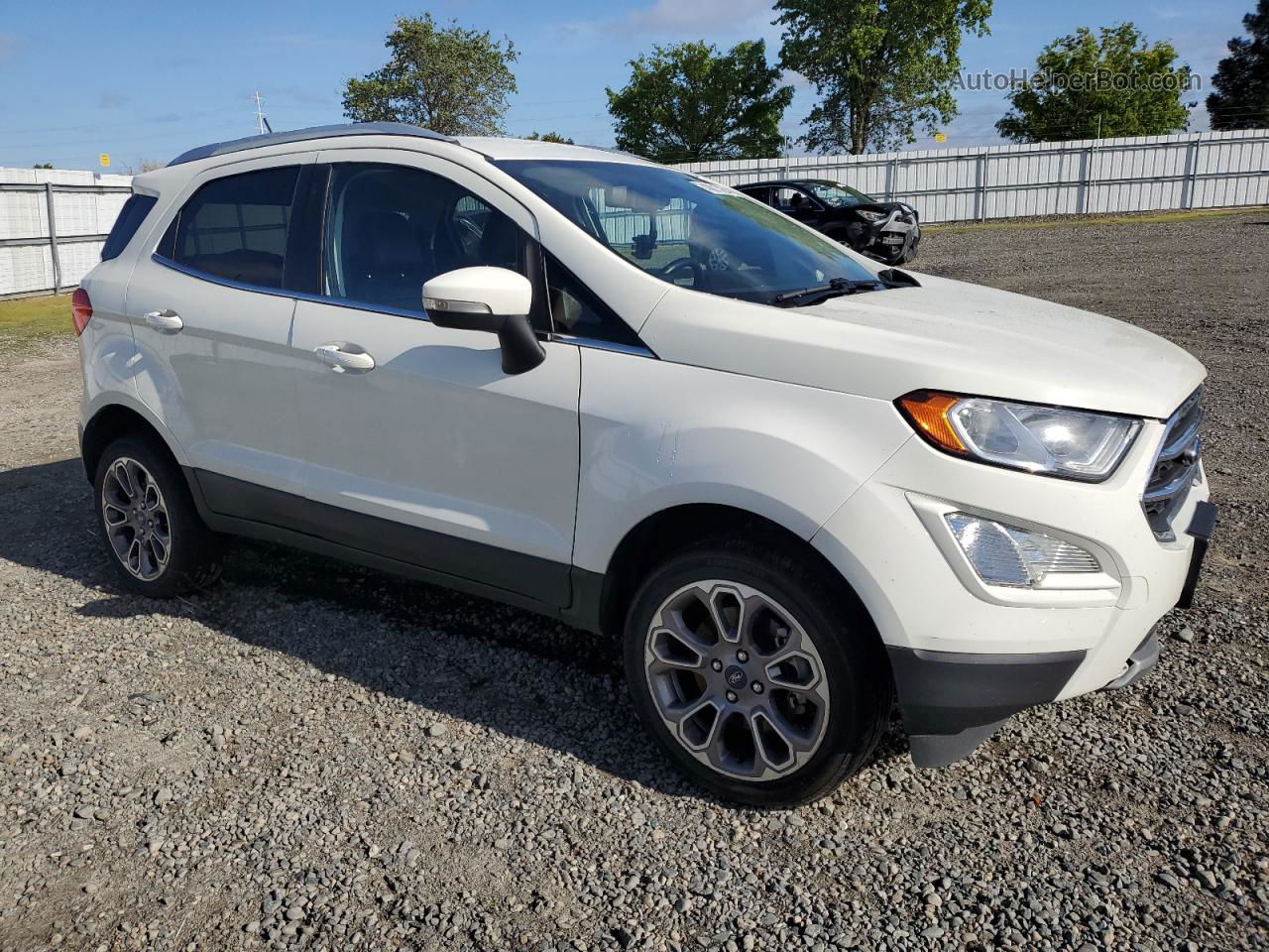 2020 Ford Ecosport Titanium White vin: MAJ6S3KL5LC362332