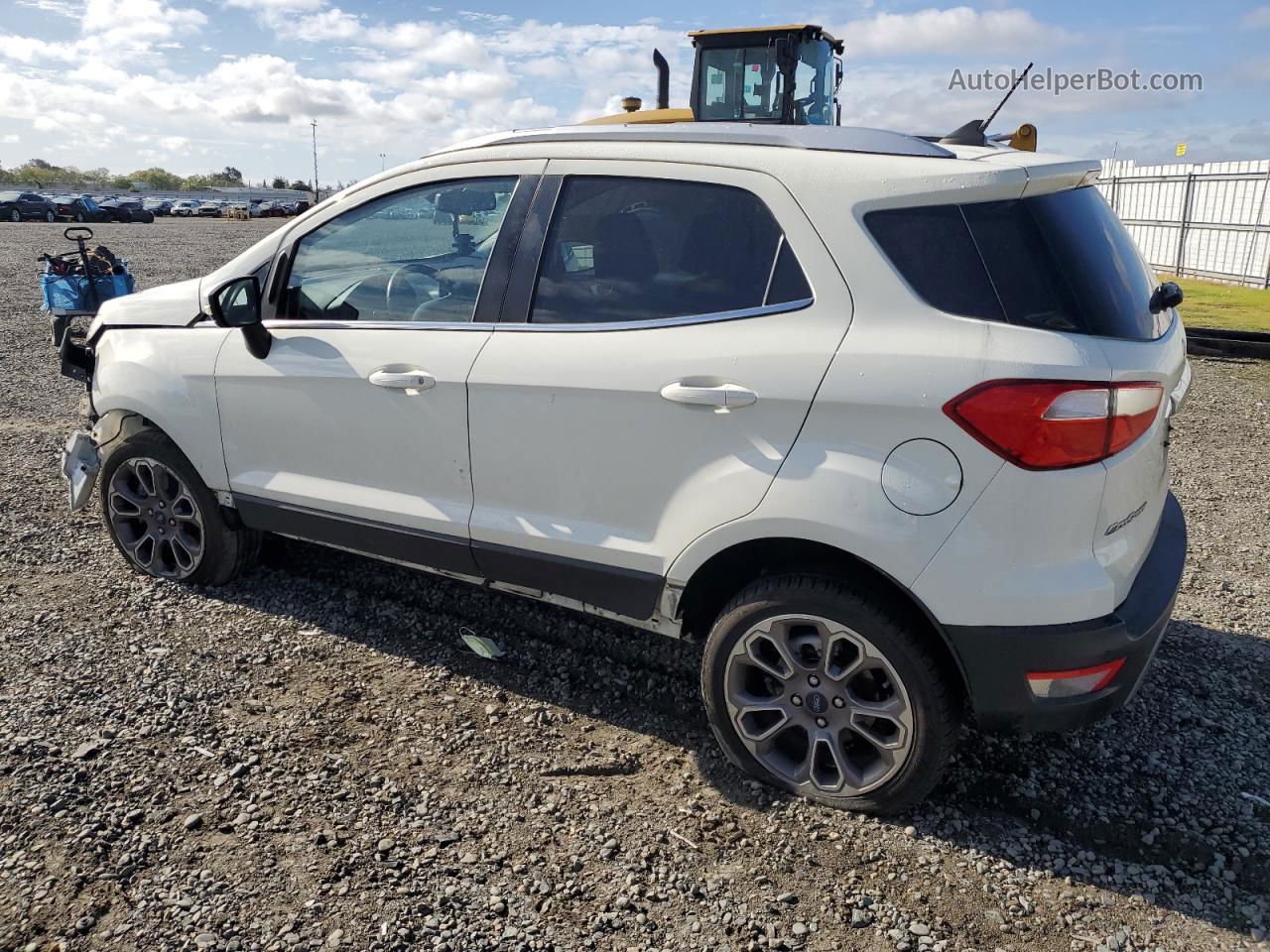 2020 Ford Ecosport Titanium White vin: MAJ6S3KL5LC362332