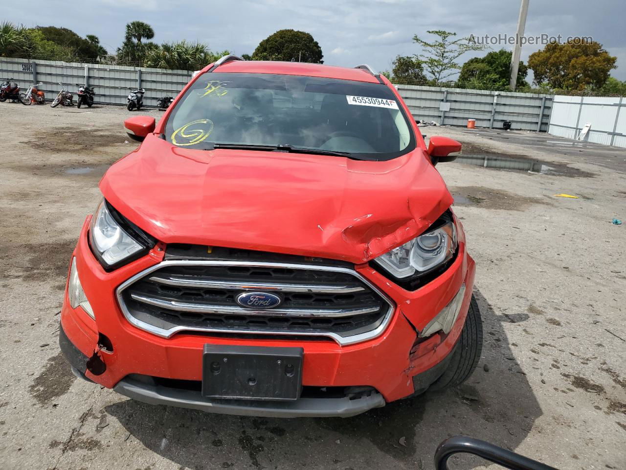 2020 Ford Ecosport Titanium Red vin: MAJ6S3KL5LC363643