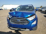 2019 Ford Ecosport Titanium Blue vin: MAJ6S3KL6KC287333