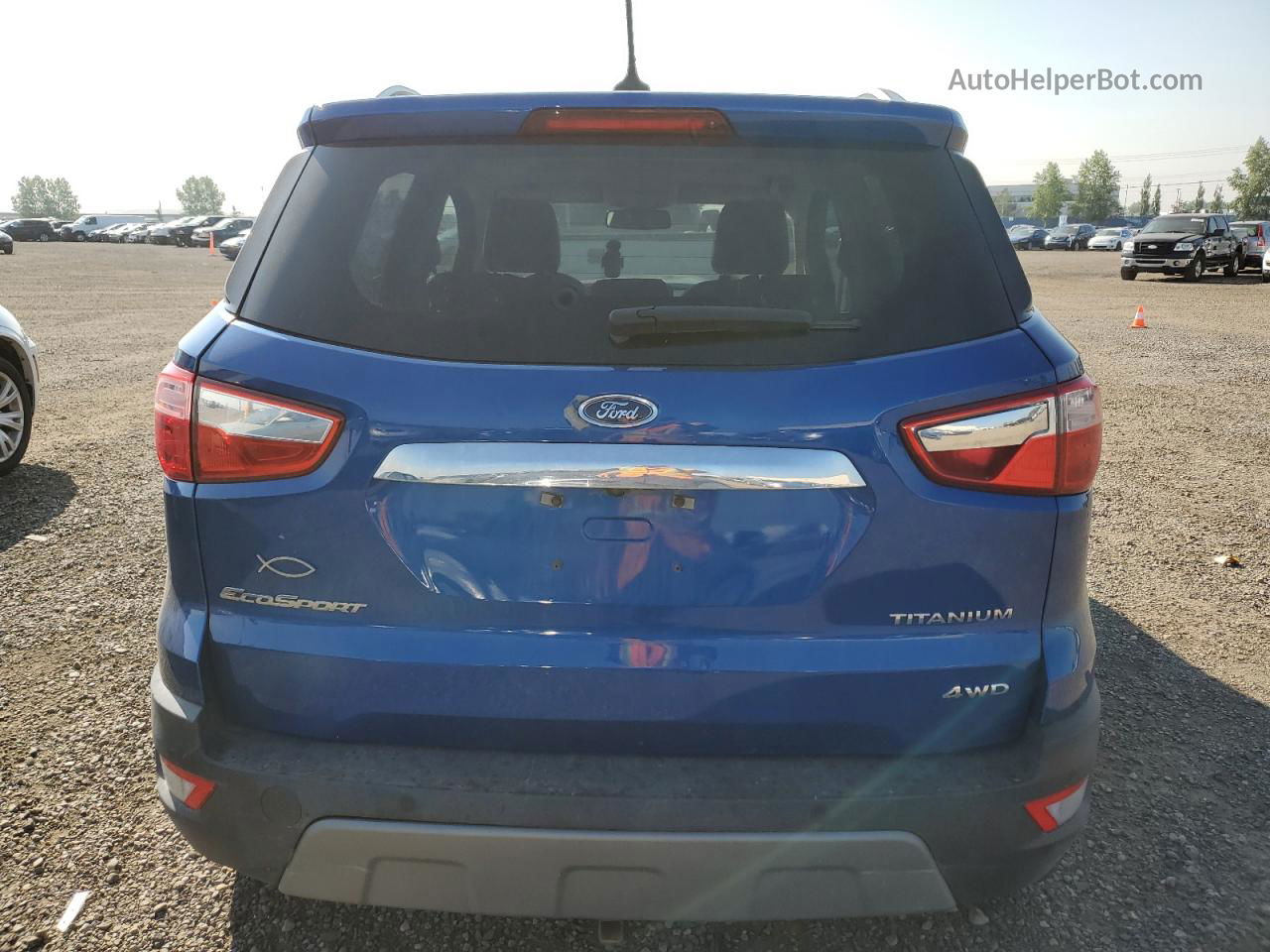 2019 Ford Ecosport Titanium Blue vin: MAJ6S3KL6KC287333